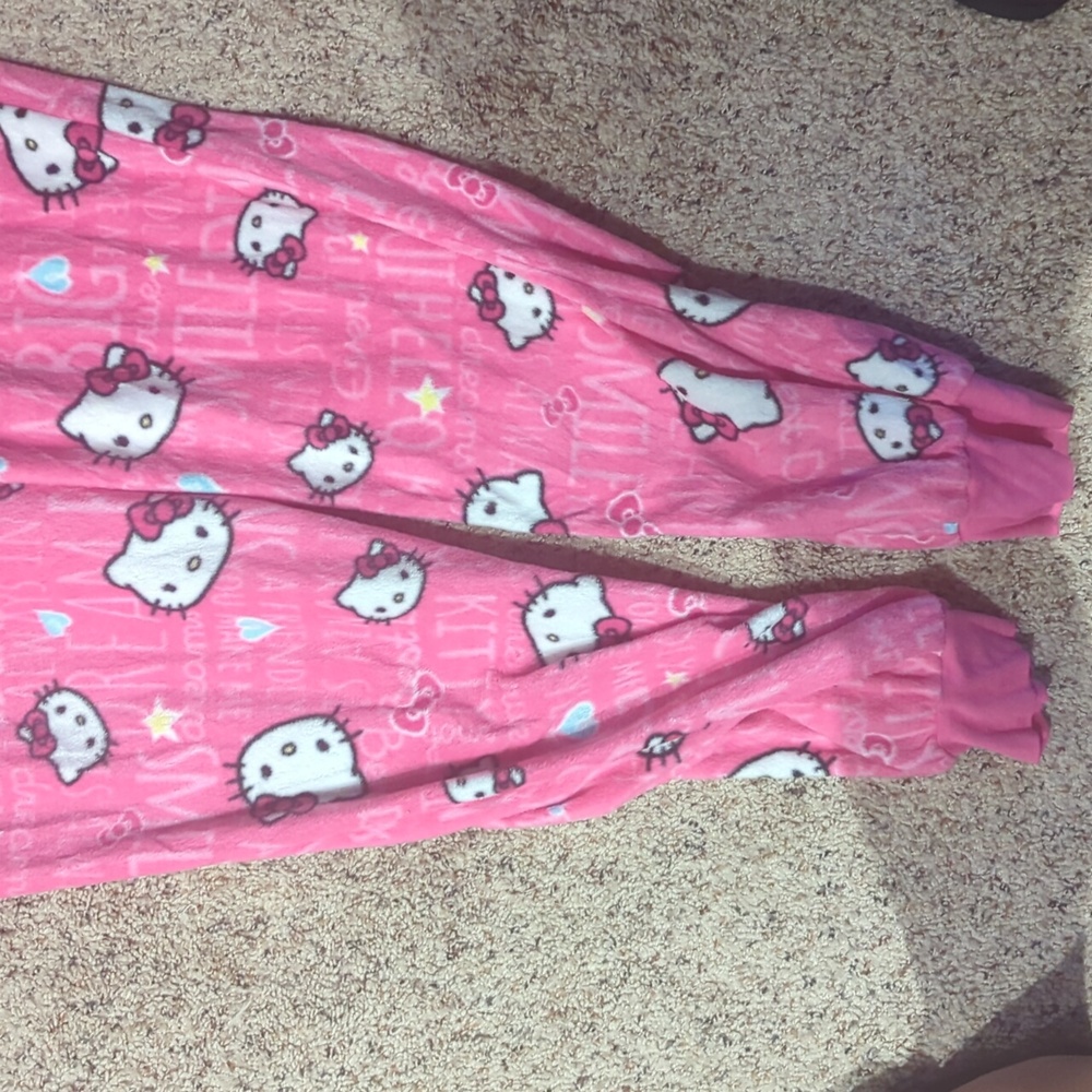 Pink Hello Kitty Pajama Onesie - Picture 4 of 11